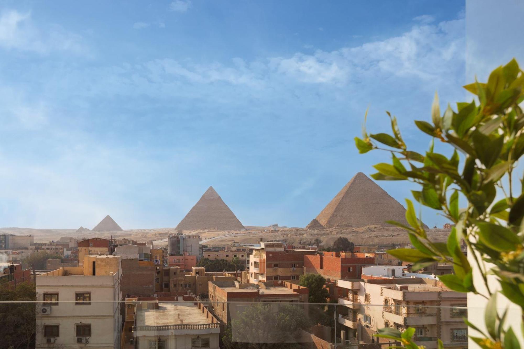 Galaxy Pyramids View Inn Kafret el-Gabal Exterior foto